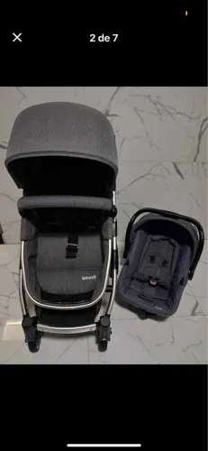 Carrinho de bb + bb conforto 
