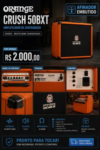 Cubo baixo orange