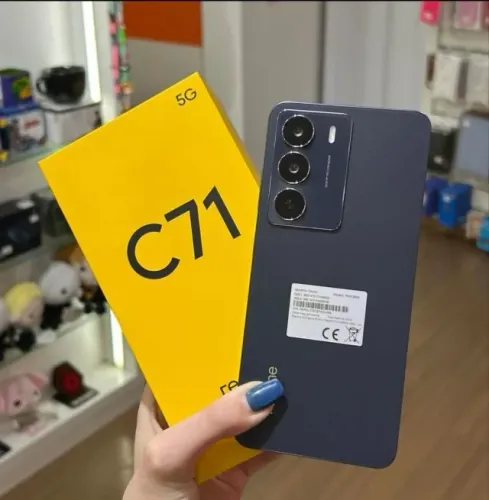 Realme C71 5G NFC - 256GB ROM / 8GB RAM + Capa e Película - LACRADOS / 1 ANO DE GARANTIA