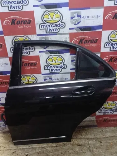 Porta T.e Mercedes C180 / C200 / C250 2009 / 2014 Traseira Esquerdo Preto