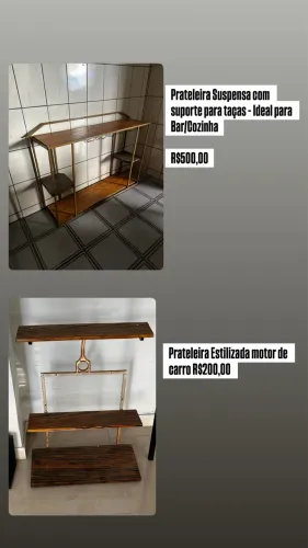Prateleira para Bar/Cozinha