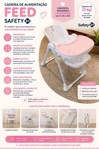 Cadeira de refeição Safety 1st Feed