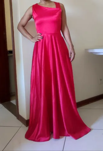 Vestido vermelho madrinha