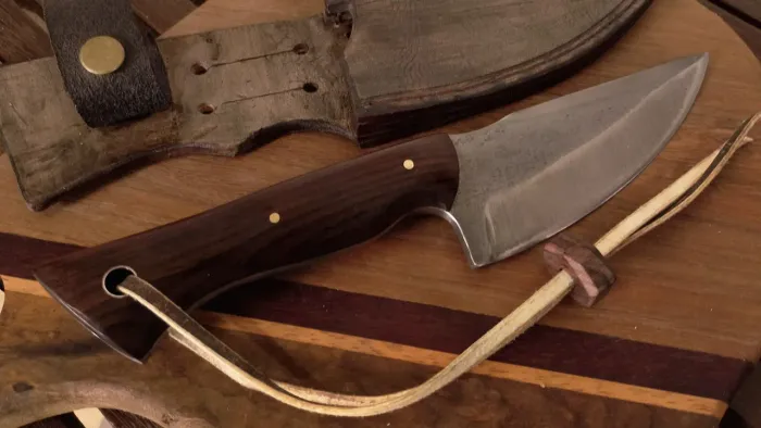 Faca artesanal faca para pesca acampamento faca Skinner 