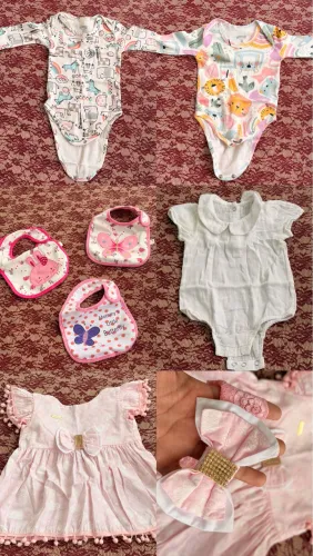 Lote de roupa de bebê (Menina) 