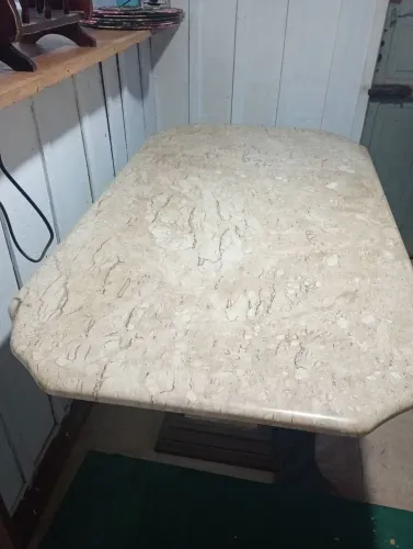 Mesa de Mármore Travertino