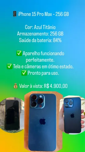 iPhone 15 PRO MAX 256GB