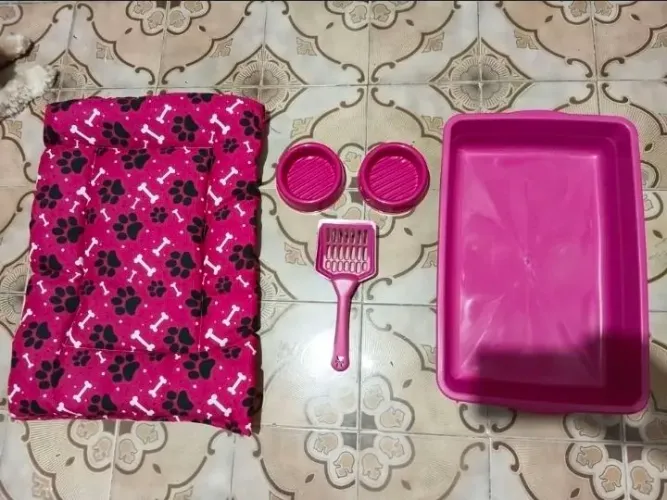 Caminha para pet com acessórios (Favor ler o anúncio)