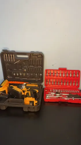 FURADEIRA + kit de ferramentas de brinde