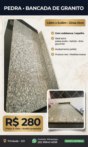 Vende-se bancada.