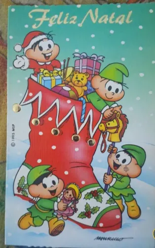 CARTÃO DE NATAL - 4 UNIDADES - NÃO ACOMPANHA ENVELOPES