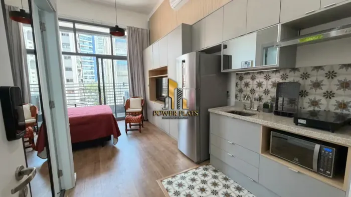 Apartamento mobiliado 1 dormitório para locação na Vila Mariana próximo ao Metrô - Linha A