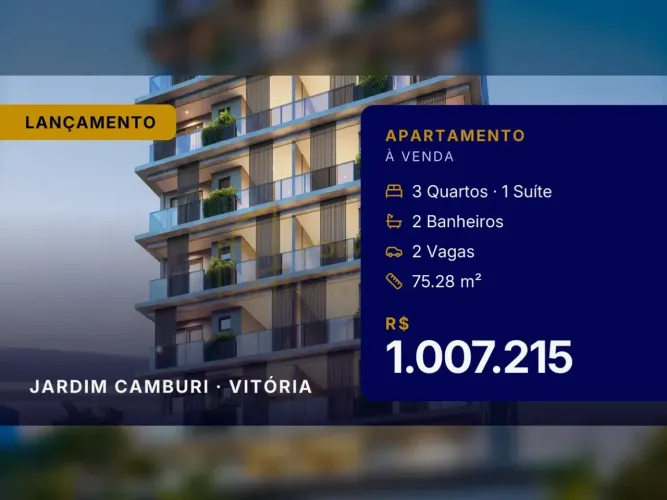 Descubra o estilo de vida em Jardim Camburi: apartamento sofisticado