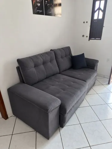 Sofá retrátil e reclinável 