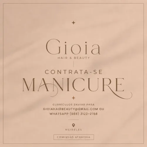 Vaga para manicure