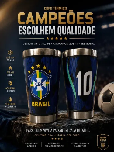 Copo Térmico Do Brasil Top De Linha