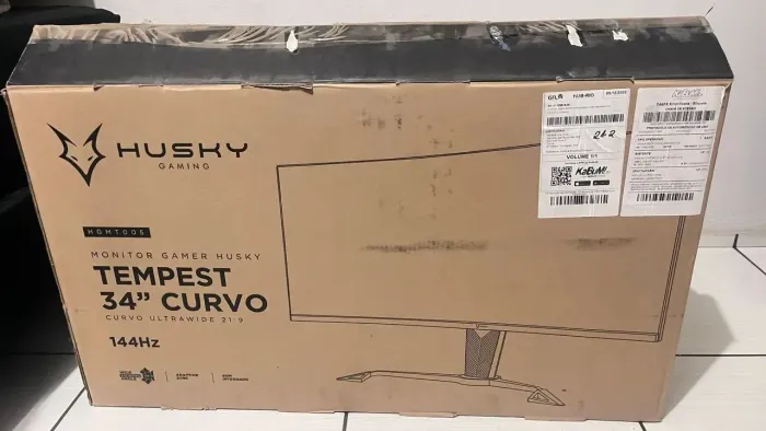 Monitor Gamer Curvo Barato - Defeito no Backlight - Oportunidade
