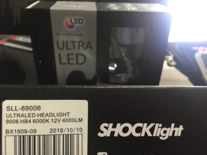 Led ultra led hb4 shockligh novo garantia de um ano na embalagem garantia instalado