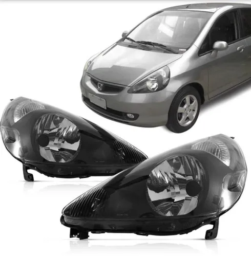 Par Farol Honda Fit Fume 2003 2004 2005 2006 2007 2008