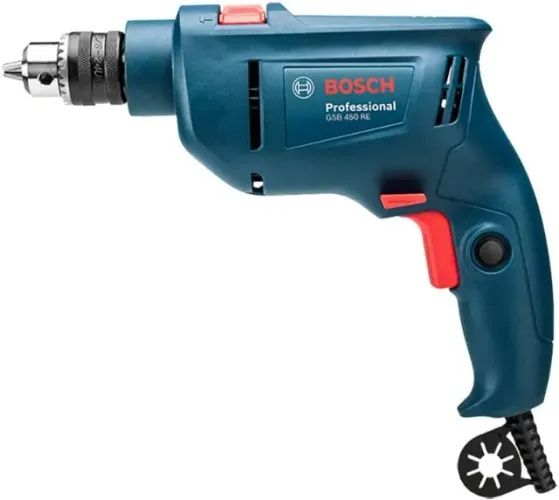 Furadeira de Impacto Bosch GSB 450 RE Mandril 3/8" - 450W