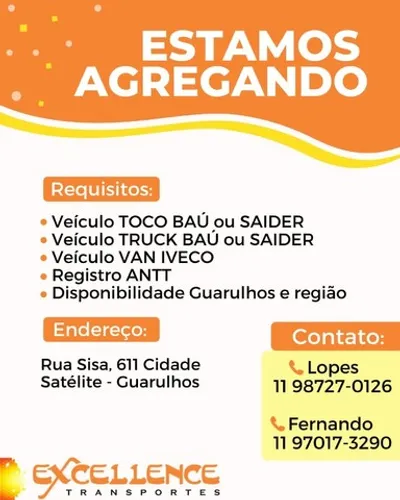 agregados e freteiros sp