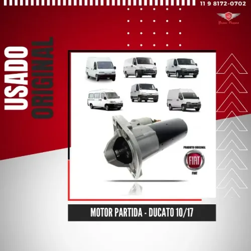 Motor de partida - fiat ducato 2010 a 2017 A base de troca