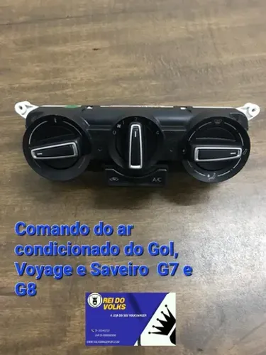 Comando do ar condicionado do Gol, Voyage e Saveiro G7e G8 2017 a 2023 