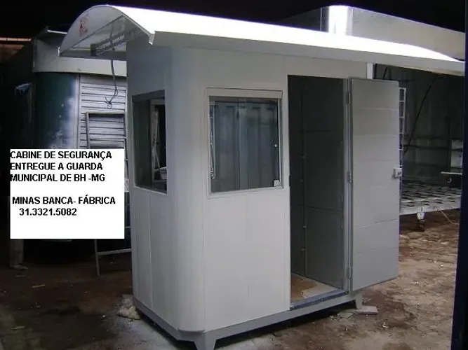 Cabines, guaritas de segurança- Minas Banca  Fab-31. *