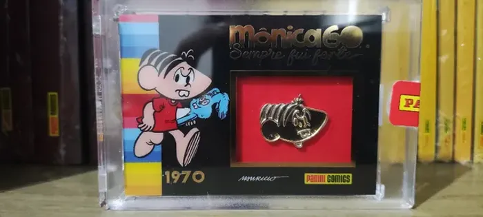 Mônica 60 Anos Premium Card 1970 Panini Lacrado