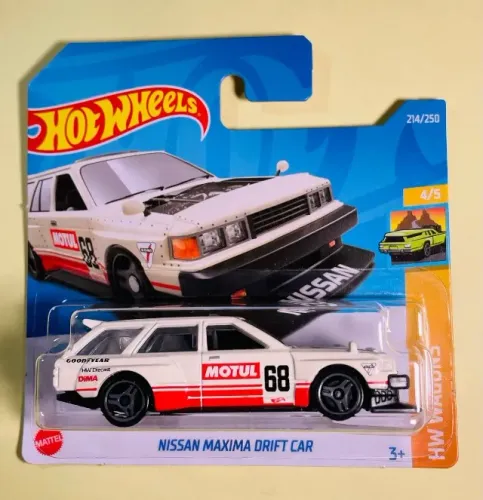 Hot Wheels - Nissan Maxima Drift Car Hw Wagons 4/5 - Mattel - 214/250 Hotwheels miniatura