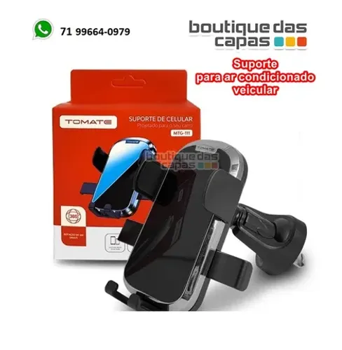 Suporte Celular Veicular 360 Graus ar condicionado MTG-111 uber 99 hb20 ford ka jeep Onix 