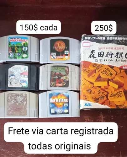 Fitas, jogos e cartuchos de Nintendo 64 original 