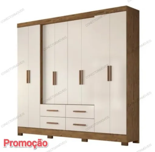 Guarda roupa casal ESPAÇOSO A PRONTA ENTREGA 
