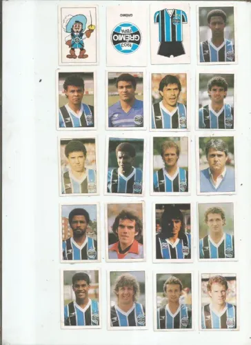 figurinhas gremio ano 1988 - sao descoladas em excelente estado de conservação 120.00