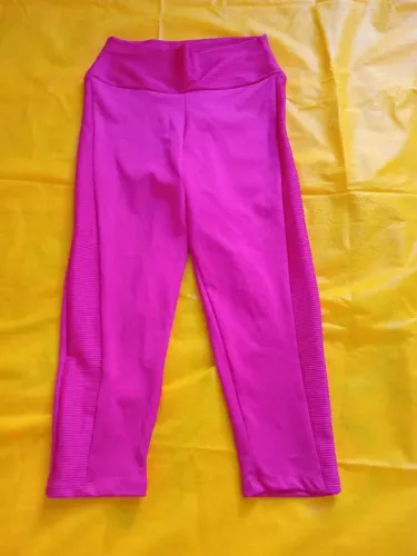 Calça de ginástica rosa p