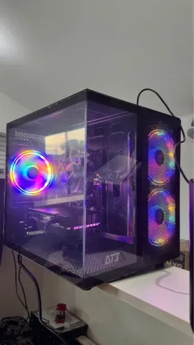 PC Gamer RGB - Top de Linha i5 10400f 16g Rx 580