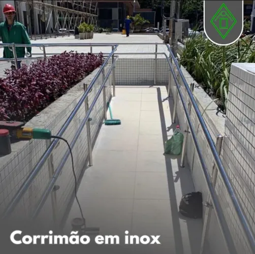 Corrimão em Inox 304