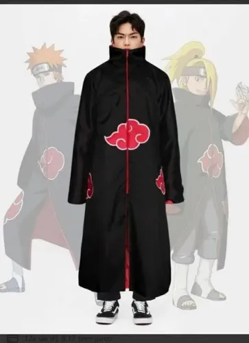 Casaco Akatsuki Cosplay fantasia geek