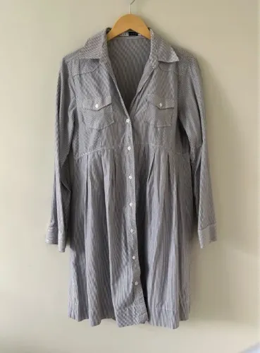 vestido listrado