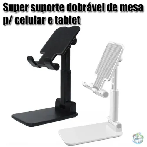 Super suporte dobrável de mesa para celular e tablet