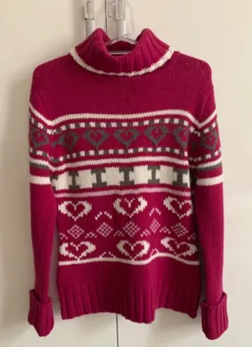 (TAM: M) Blusa Frio Suéter Tricot Tricô Gola Alta