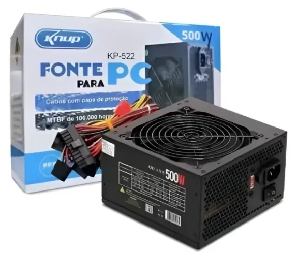 (Produto Novo) Fonte De Alimentação Para Pc 500W - (PRODUTO NOVO)