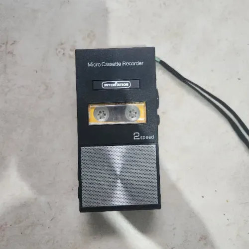 Micro gravador de cassete - INTERNATION