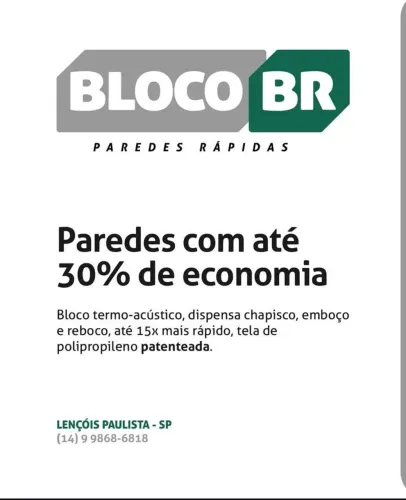 Blocos para Paredes Rápidas e Econômicas