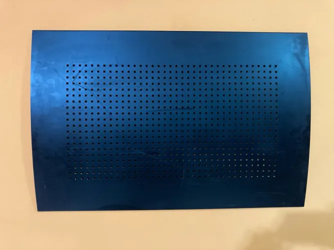 Mural de Fotos Preto Metálico 