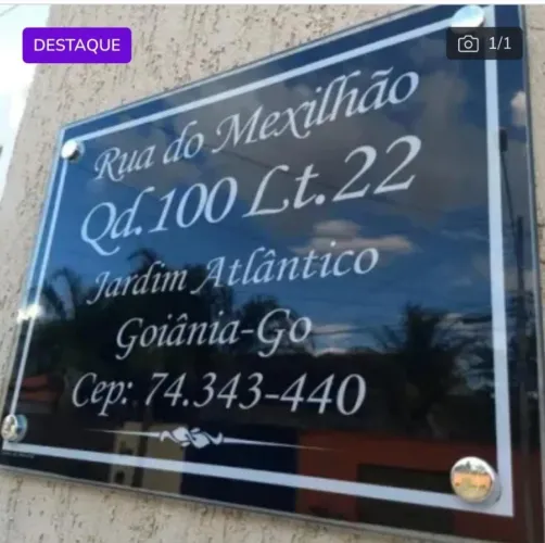 Placas comerciais residências 