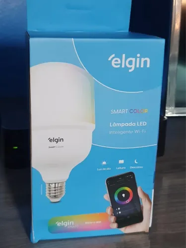 Lâmpada Inteligente Elgin 30W RGB - Nova e Lacrada