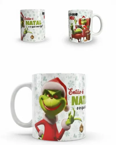 Canecas Personalizadas de Natal Grinch