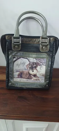 bolsa de couro legítimo  Rafitthy