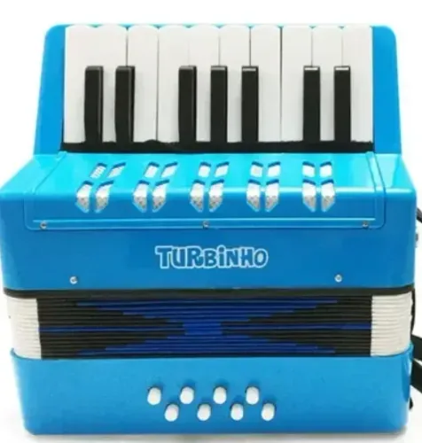ACORDEON TURBINHO 104-LB AZUL CLARO - DIA DAS CRIANÇAS